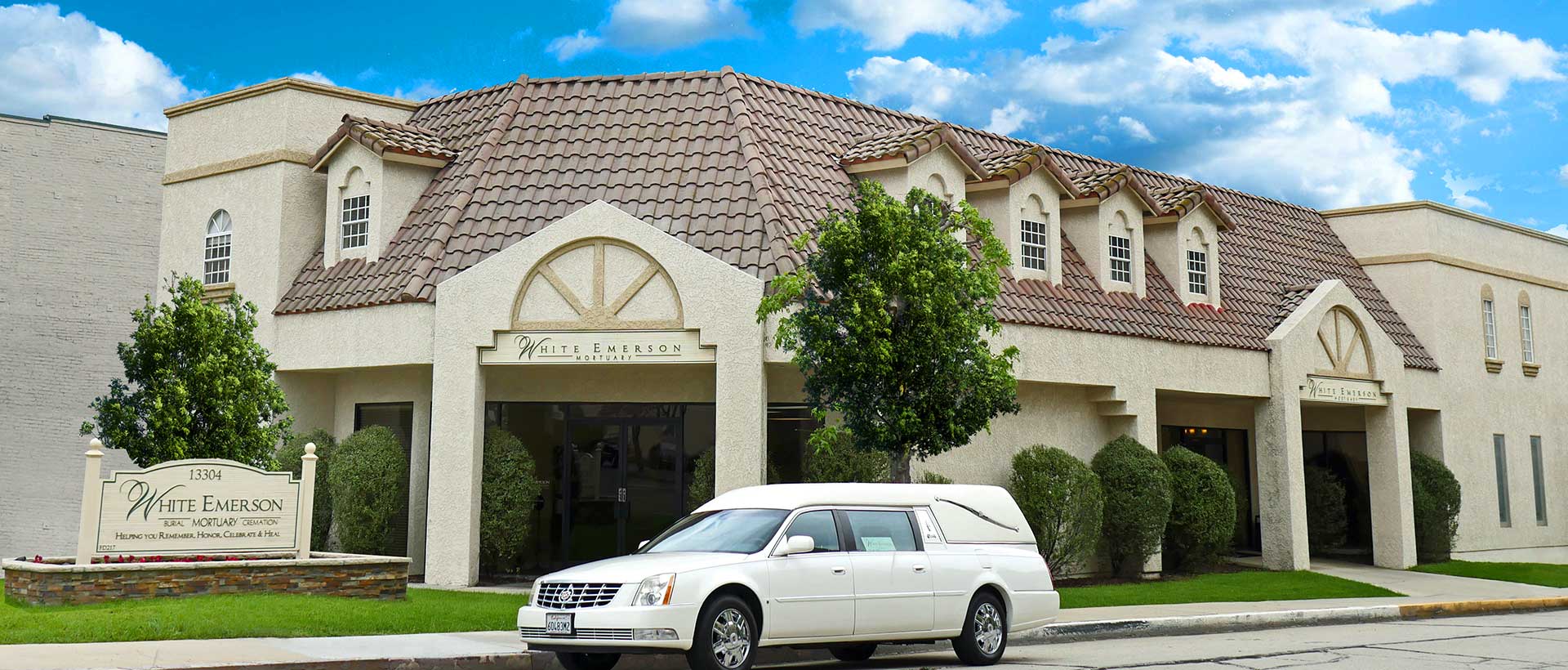 White Emerson Mortuary Whittier, California