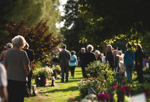 Community Funeral Embracing Traditions Together with Warm Farewells