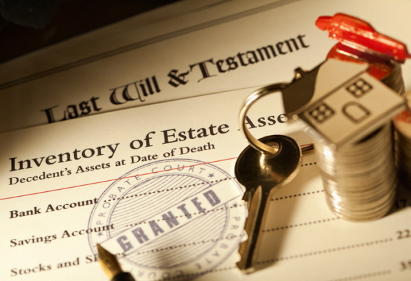 Image of inventory of estate and last will and testament
