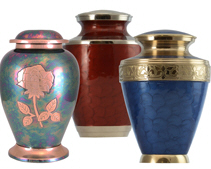 Cremation Urns & Keepsakes Section