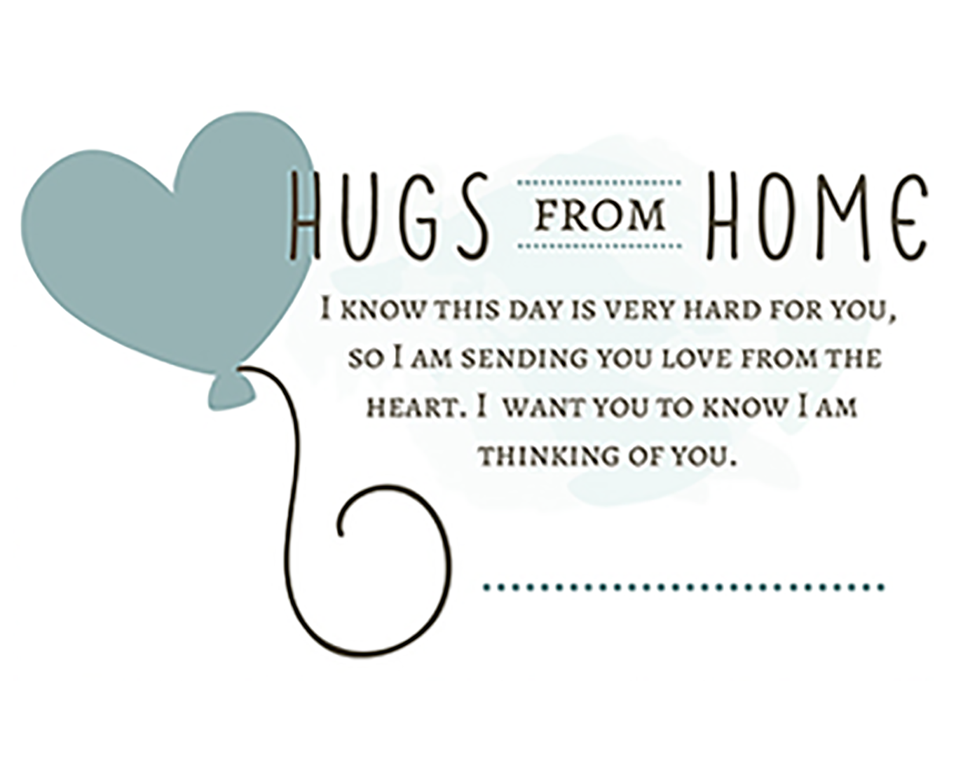 Hugs from Home