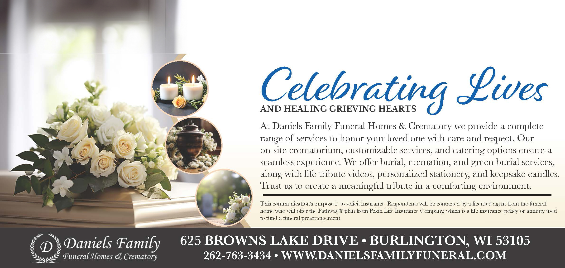 Funeral Home in Burlington, WI | Daniels Family Funeral H...