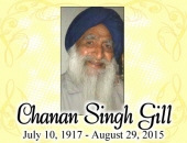 Chanan Singh Gill 1099641