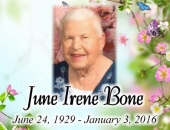 June Irene Bone