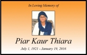 Piar Kaur Thiara