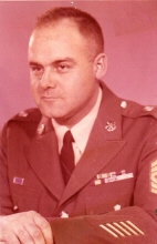 E8 Donald J. Judy 1st Sgt., Sr. U.S. Army retired and reserves