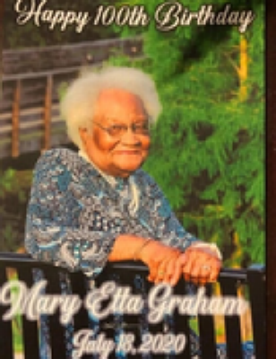 Mary Etta Graham Lake City, South Carolina Obituary