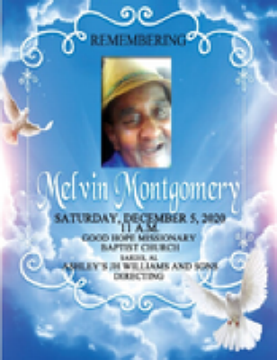 Melvin Montgomery Selma, Alabama Obituary