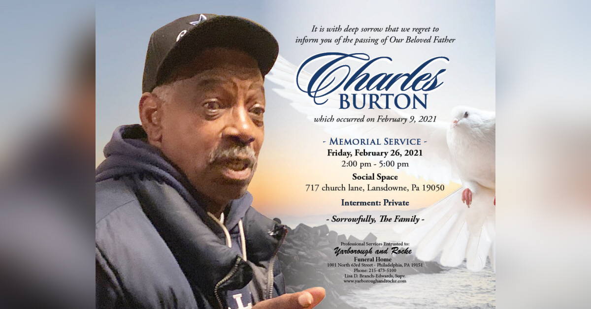 Obituary information for Charles E Burton