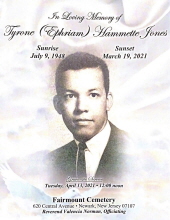 Ephriam 'Tyrone' H. Jones 20759019