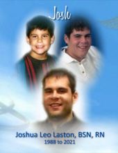 Joshua Leo Laston, BSN, RN 21491264