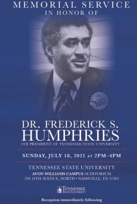 Photo of Dr. Frederick Humphries, Sr