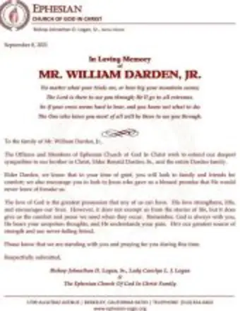 William Darden 22147622