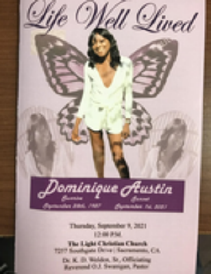 Dominique Shanine Austin Sacramento, California Obituary