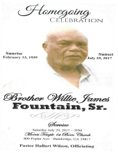 Willie James Fountain Sr.