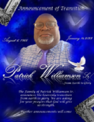 Mr. Patrick Williamson, Sr. Darlington, South Carolina Obituary