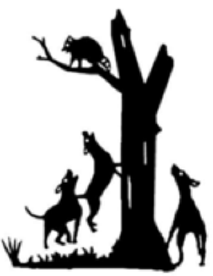 coonhunting clipart