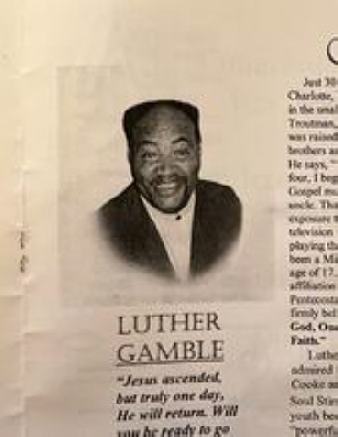 Photo of Luther Gamble