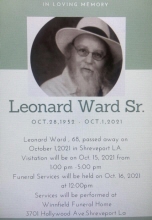 Mr.Leonard Ward, Sr