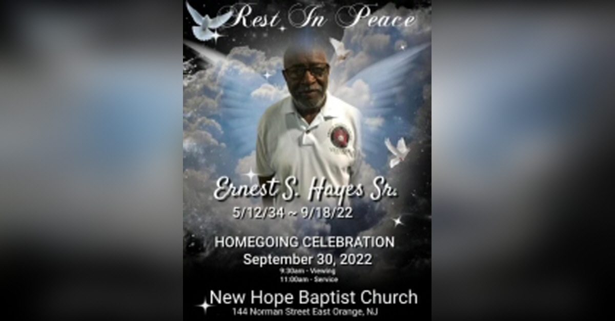 Obituary information for Ernest S. Hayes