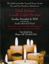Candle Light Memorial  Service 26514045