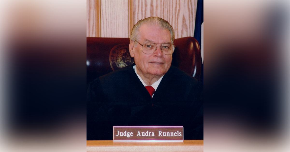 Obituary information for Judge Audra Runnels
