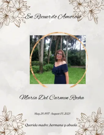 Maria Del Carmen Rocha 28632027