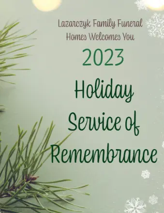 Holiday Service of Remembrance on Dec. 9, 2023 30055740