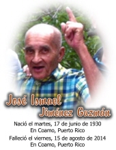 José Ismael Jiménez Guzmán 301005
