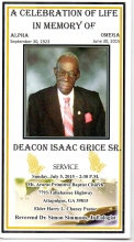 Isaac Grice Sr.