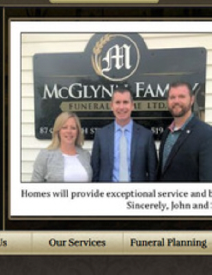 Photo of McGlynn Family Funeral Home Website