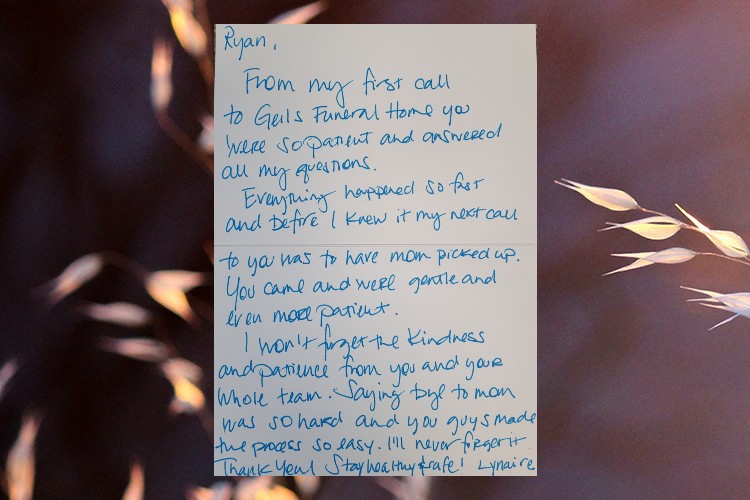 Family Messages Geils Funeral Home