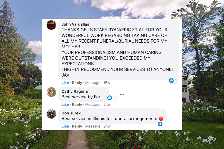 Geils Funeral Home Bensenville & Wood Dale, IL Funeral Home & Cremation