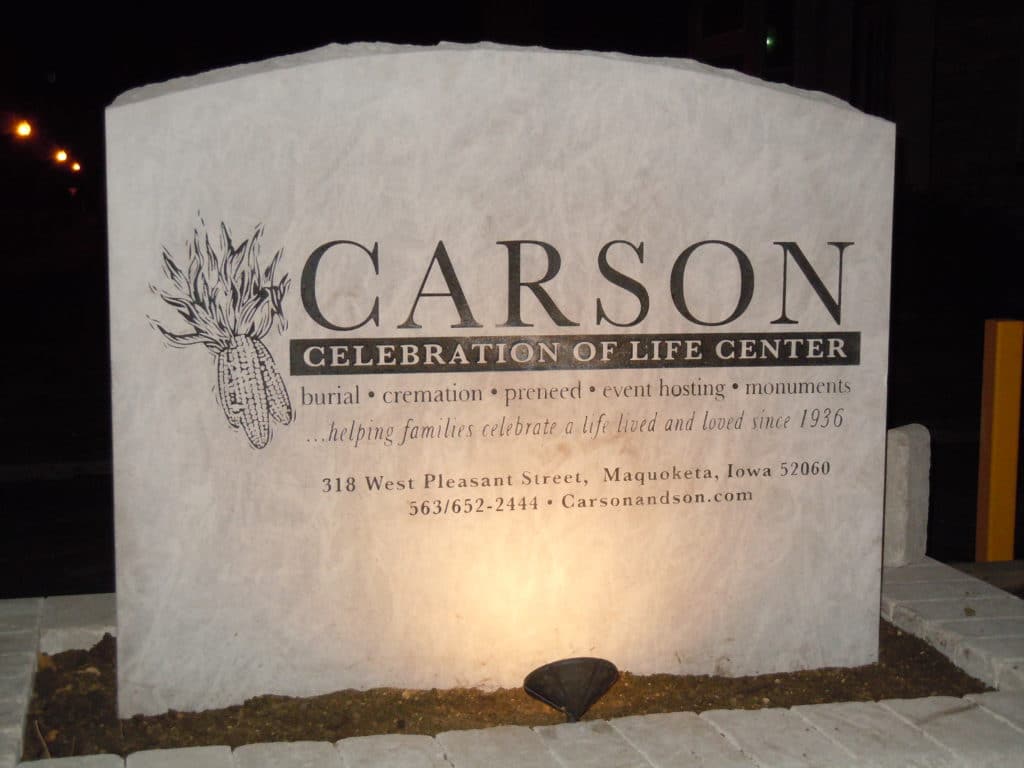 Monuments Carson Celebration of Life Center