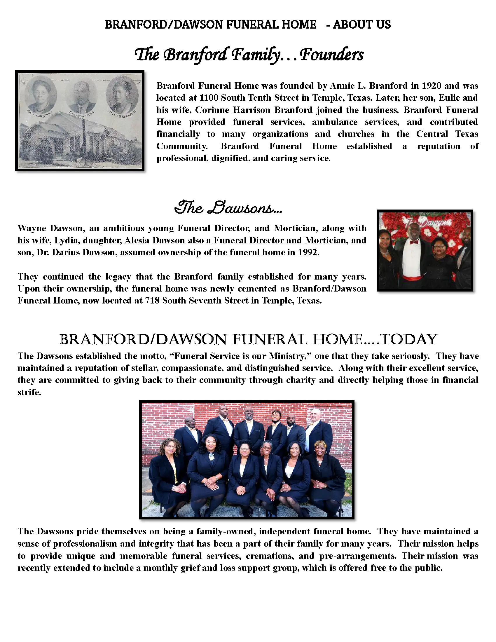 Given Dawson Funeral Home - b79dqcr