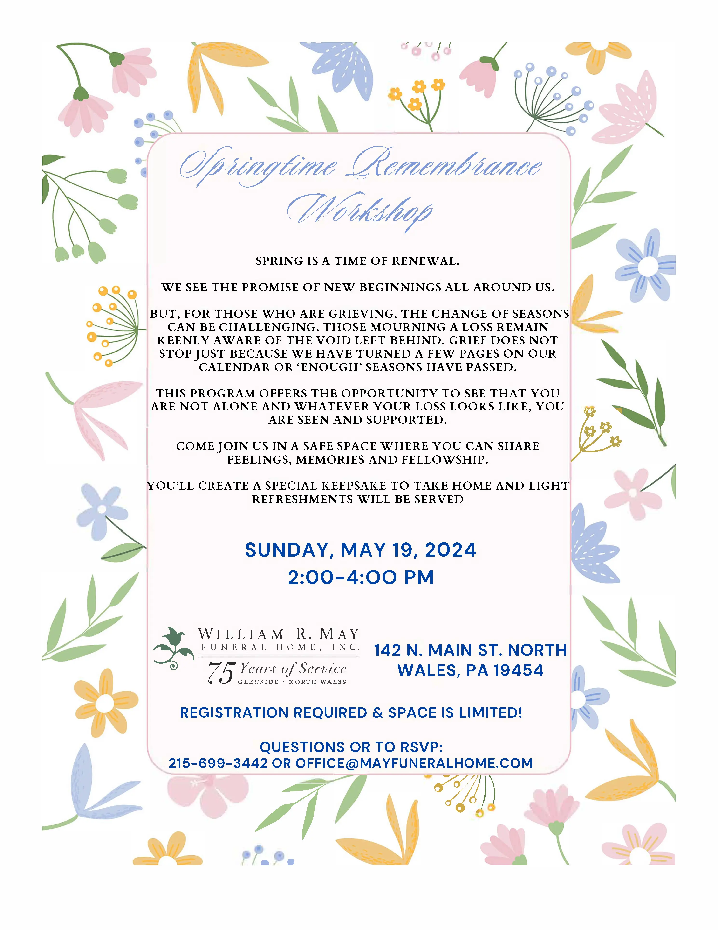May Funeral Home Glenside Pa